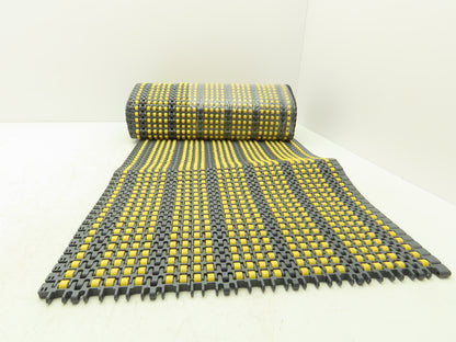 Intralox 1000 Series HDR Insert Roller Top Plastic Conveyor Belt Chain 18"x 10'L