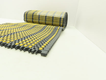 Intralox 1000 Series HDR Insert Roller Top Plastic Conveyor Belt Chain 18"x 10'L