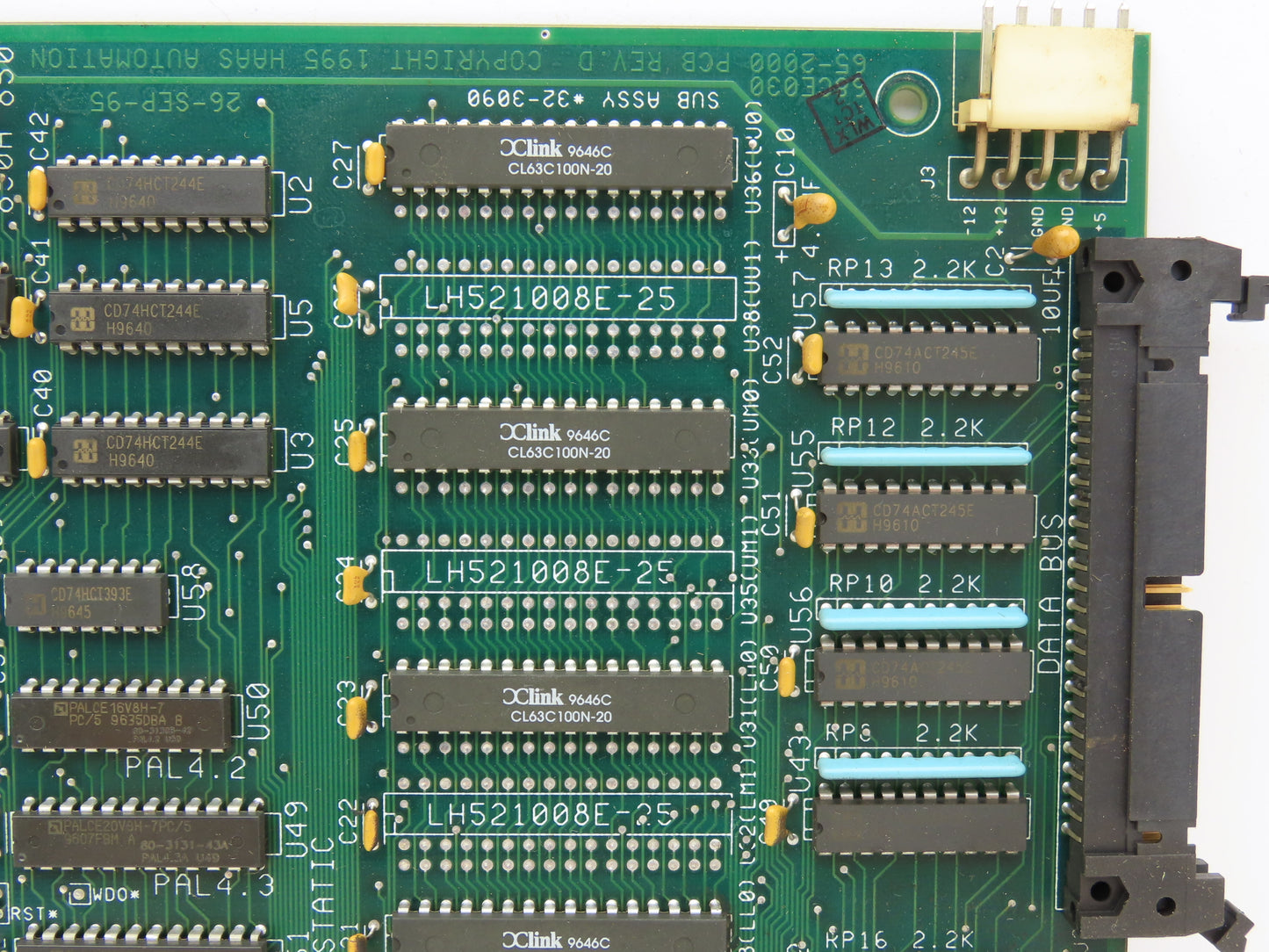 Haas Automation 68CE030 65-2000 Printed Circuit Board PCB Control Card 32-3090