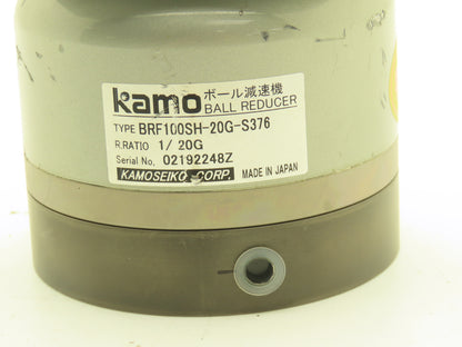 Kamoseiko BRF100SH-20G-S376 Kamo Zero-Backlash 20:1 Ball Reducer Frame 100