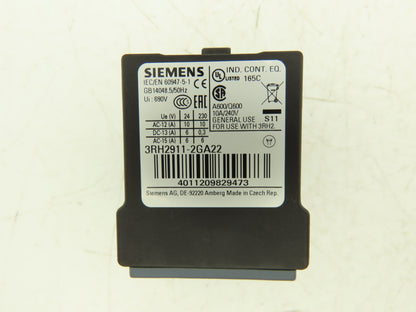 Siemens Contactor Relay Auxiliary Contact Switch Block 2NO + 2NC Lot of 5