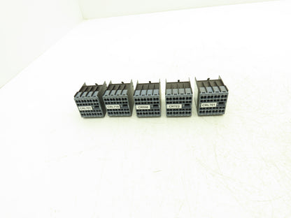 Siemens Contactor Relay Auxiliary Contact Switch Block 2NO + 2NC Lot of 5