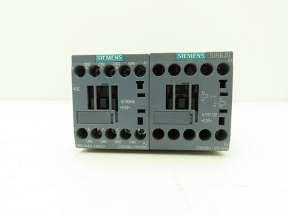 Siemens 3RH2440-1AK60 Latched Contactor Relay 4NO 110/120VAC Frame Size S00