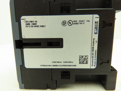 Siemens 3RH2140-2AK60 SIRIUS Contactor Relay 4NO 120VAC Size S00 Lot of 2