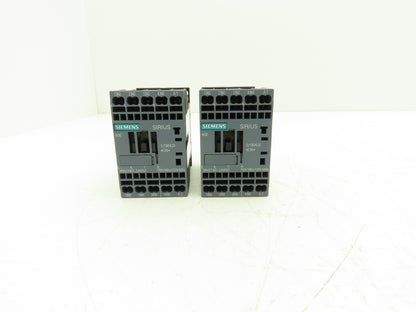 Siemens 3RH2140-2AK60 SIRIUS Contactor Relay 4NO 120VAC Size S00 Lot of 2