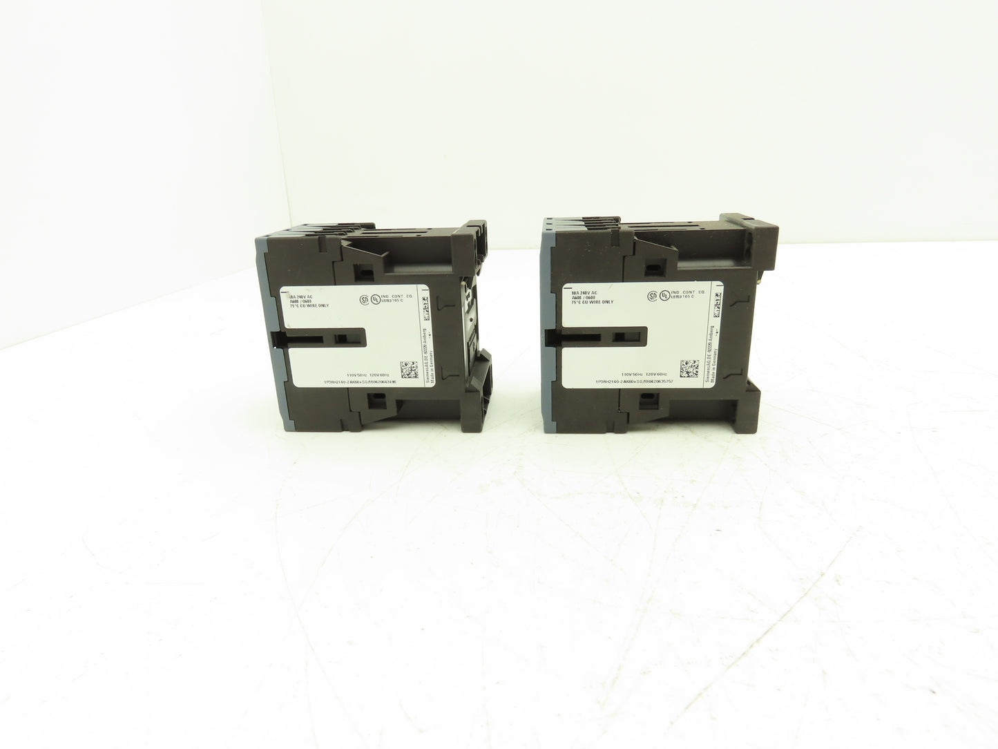 Siemens 3RH2140-2AK60 SIRIUS Contactor Relay 4NO 120VAC Size S00 Lot of 2
