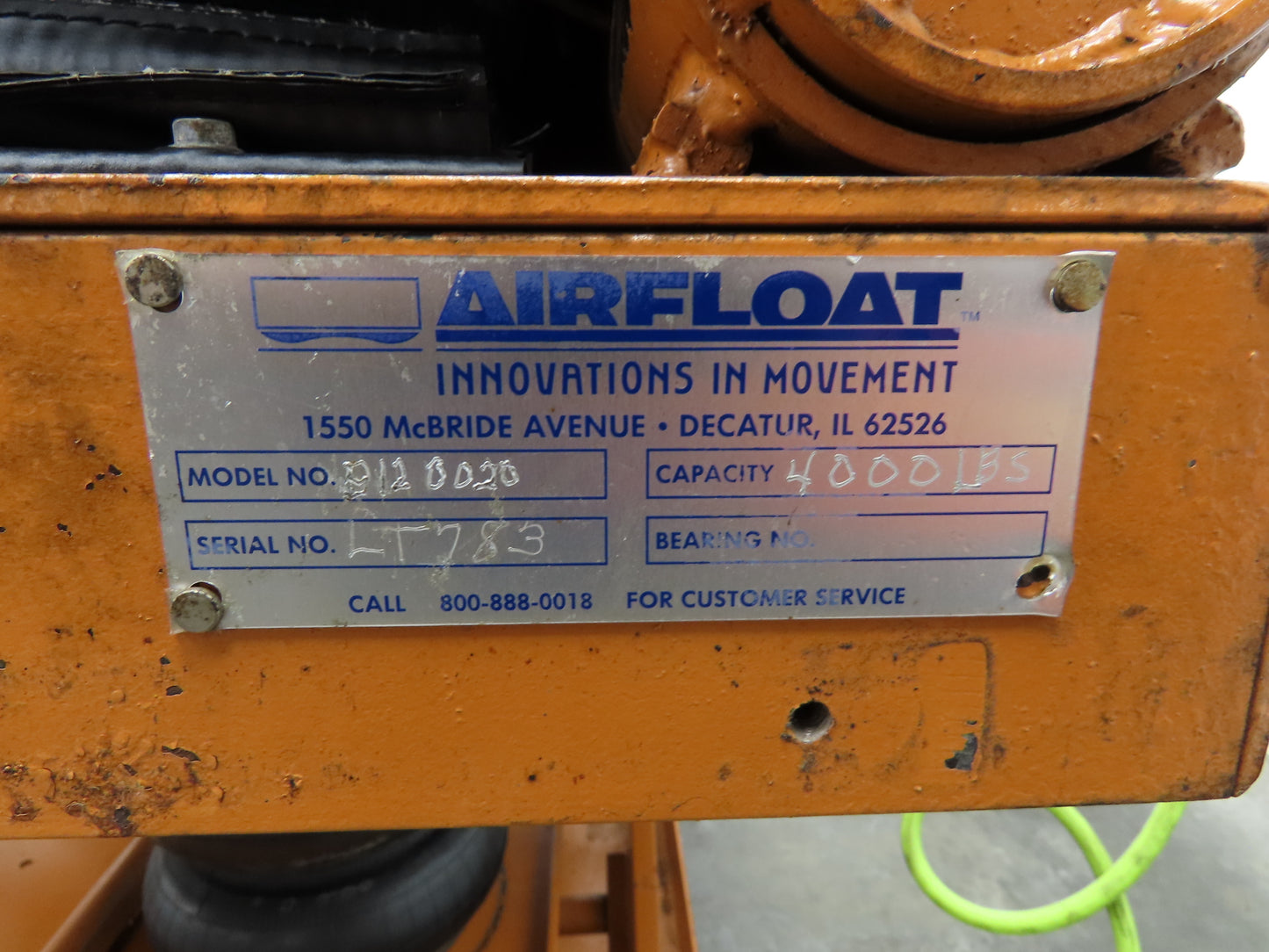 Airfloat Pneumatic Lift Tilt Table Tote Tipper 4000lbs 30° Degree 60x48" Top