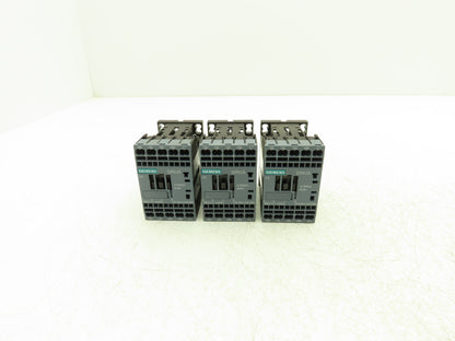 Siemens 3RH2131-2AK60 SIRIUS Contactor Relay 3NO + 1NC 120VAC Size S00 Lot of 3