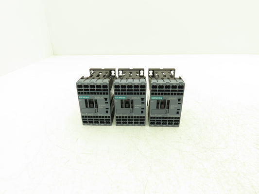 Siemens 3RH2131-2AK60 SIRIUS Contactor Relay 3NO + 1NC 120VAC Size S00 Lot of 3
