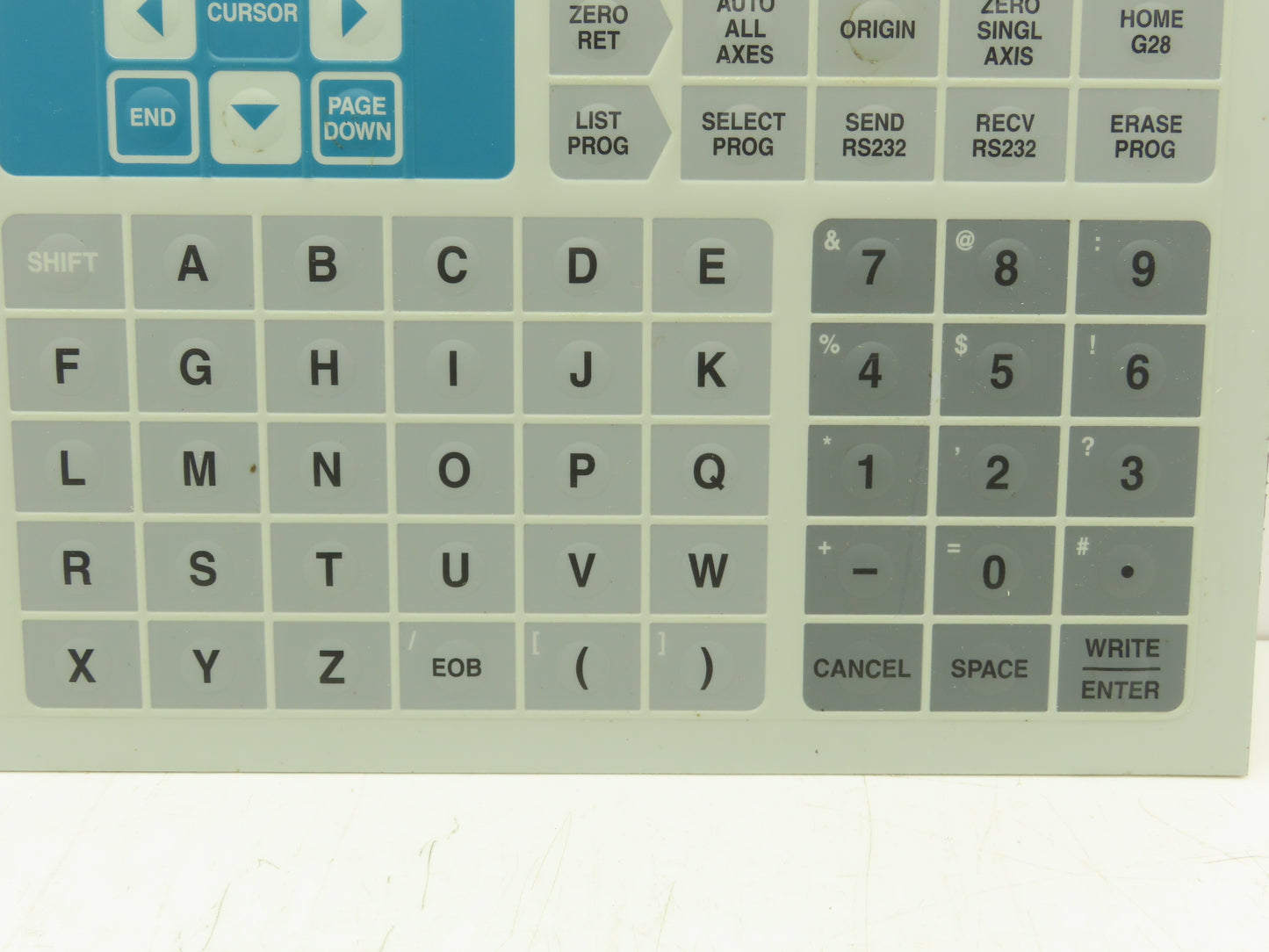 Haas Automation 61-0200D CNC HMI Controller Keyboard Membrane Keypad Rev B