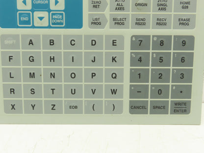 Haas Automation 61-0200D CNC HMI Controller Keyboard Membrane Keypad Rev B