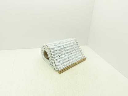 Intralox Open Grid Radius Curve Conveyor Belt 15"W x 60"L White w/Edge Bearings