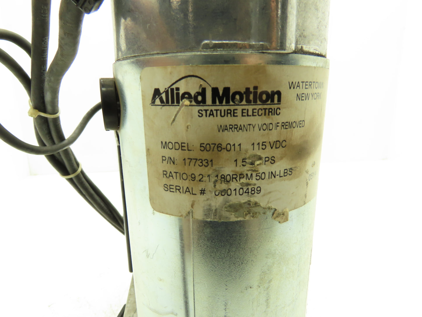Miller/Stature 5076-011 Welder Wire Motor Feeder 115VDC With 0.040V Rollers