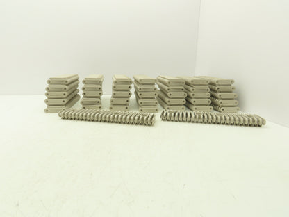 Rexnord 5997 MatTop Raised Rib Plastic Conveyor Belt Chain 12"W x 86"L 37 Links