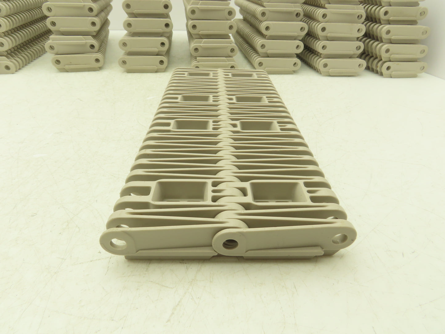 Rexnord 5997 MatTop Raised Rib Plastic Conveyor Belt Chain 12"W x 86"L 37 Links