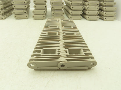 Rexnord 5997 MatTop Raised Rib Plastic Conveyor Belt Chain 12"W x 86"L 37 Links