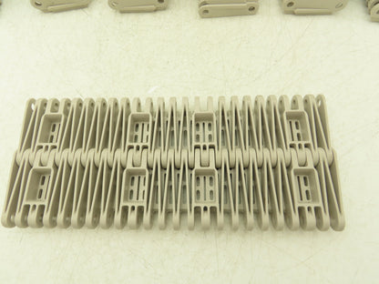 Rexnord 5997 MatTop Raised Rib Plastic Conveyor Belt Chain 12"W x 86"L 37 Links