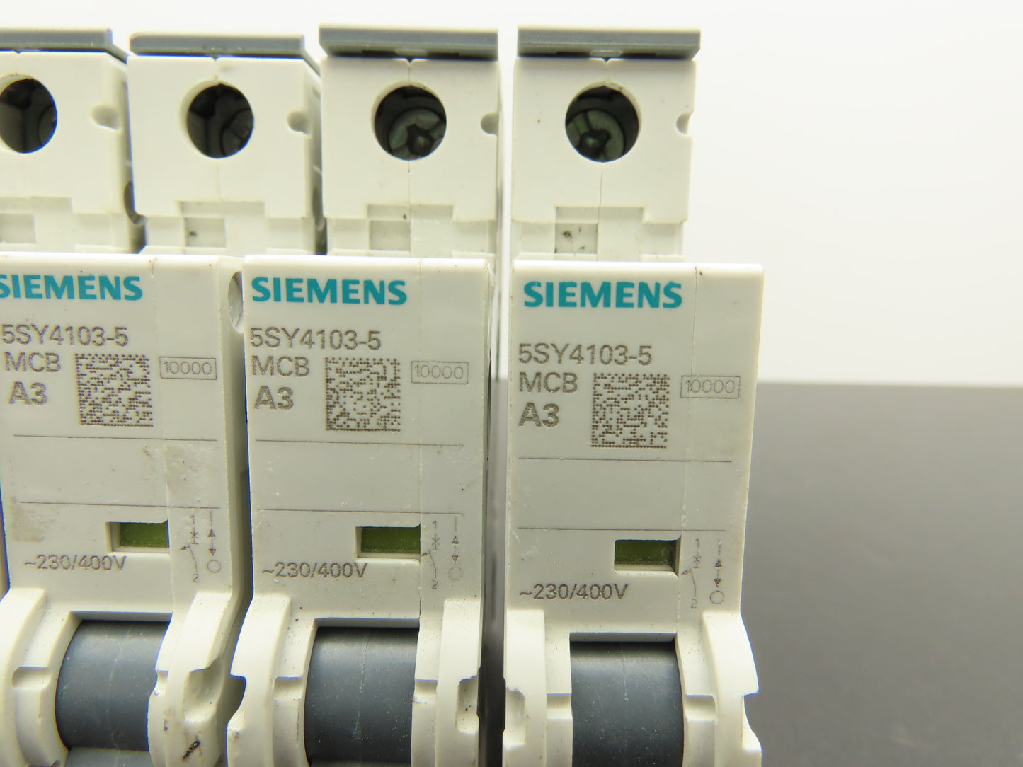 Siemens 5SY4103-5 Sentron Miniature Circuit Breaker 3A 230/400V 1 Pole Lot of 5