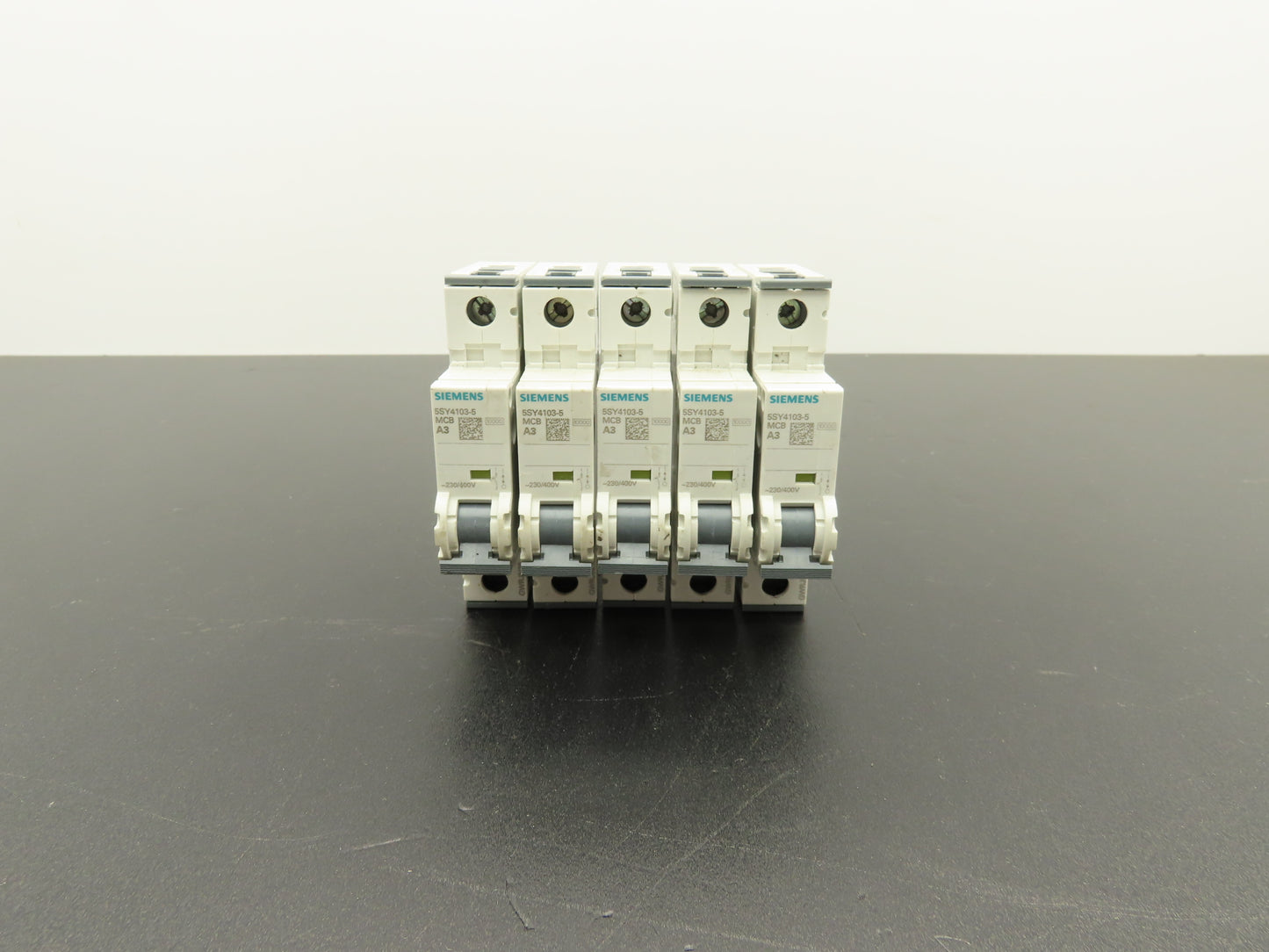 Siemens 5SY4103-5 Sentron Miniature Circuit Breaker 3A 230/400V 1 Pole Lot of 5