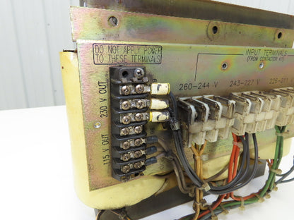 Haas Automation 64-1420 Transformer CNC Power Supply HV 260/195V LV 115/230V 1Ph