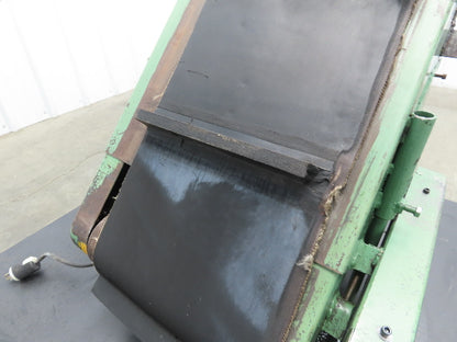 17"W x 32"L Cleated Belt Incline Conveyor 115V 1PH Chain Drive 54FPM