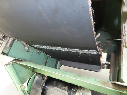 17"W x 32"L Cleated Belt Incline Conveyor 115V 1PH Chain Drive 54FPM