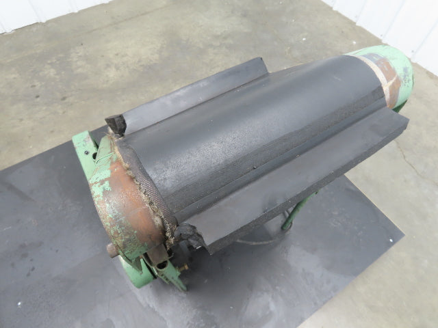 17"W x 32"L Cleated Belt Incline Conveyor 115V 1PH Chain Drive 54FPM