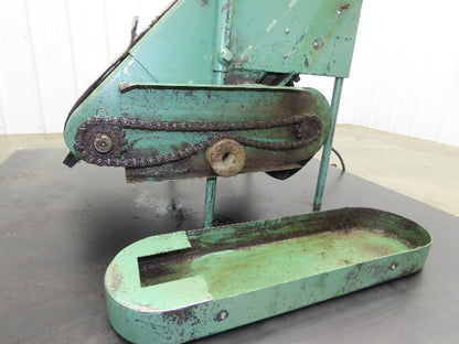 17"W x 32"L Cleated Belt Incline Conveyor 115V 1PH Chain Drive 54FPM