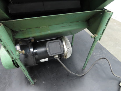 17"W x 32"L Cleated Belt Incline Conveyor 115V 1PH Chain Drive 54FPM