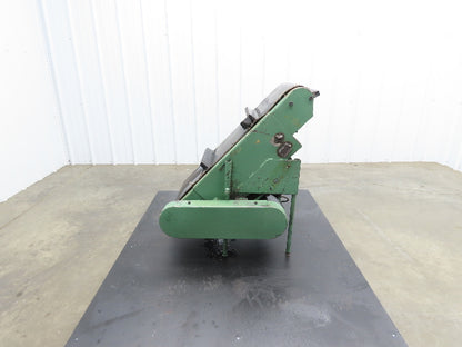 17"W x 32"L Cleated Belt Incline Conveyor 115V 1PH Chain Drive 54FPM