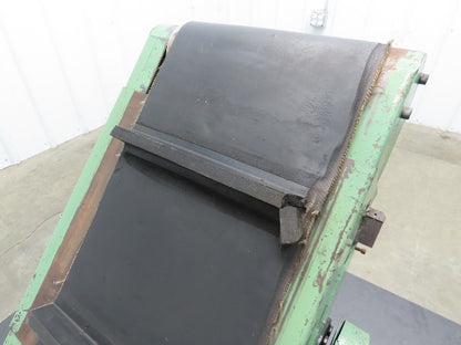 17"W x 32"L Cleated Belt Incline Conveyor 115V 1PH Chain Drive 54FPM