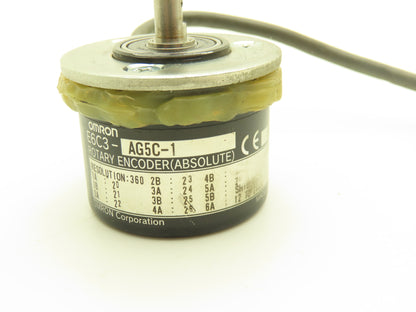 Omron E6C3-AG5C-1 Absolute Rotary Encoder 12-24VDC 8mm Shaft