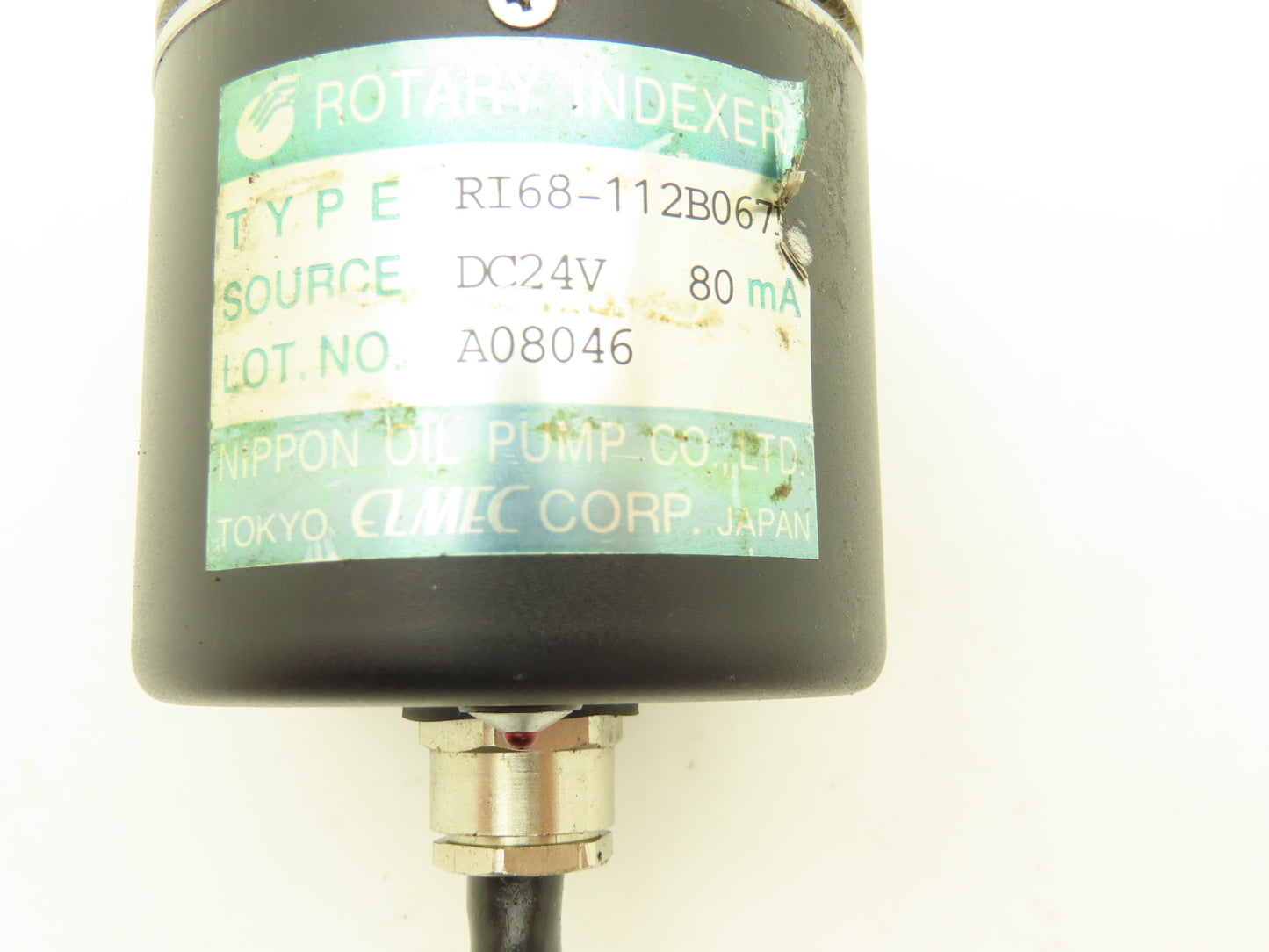 Elmec RI68-112B067R Nippon Rotary Indexer Encoder W Circuit Board