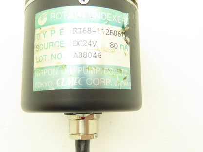 Elmec RI68-112B067R Nippon Rotary Indexer Encoder W Circuit Board