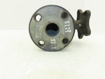 Rockwell 1-1/2" Flanged Diaphragm Pinch Valve  Non-Rising Stem Fig CWP 5