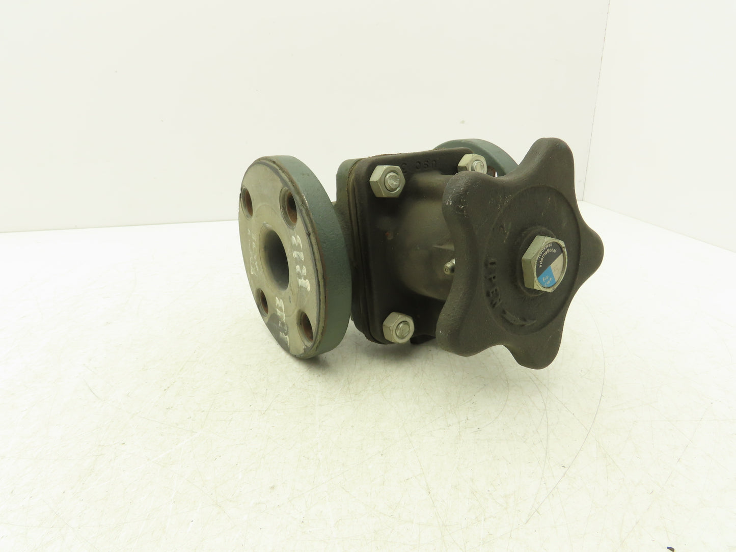 Rockwell 1-1/2" Flanged Diaphragm Pinch Valve  Non-Rising Stem Fig CWP 5