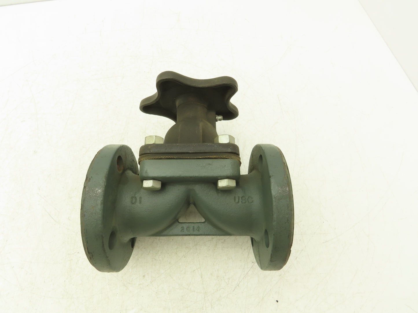 Rockwell 1-1/2" Flanged Diaphragm Pinch Valve  Non-Rising Stem Fig CWP 5