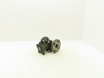 Rockwell 1-1/2" Flanged Diaphragm Pinch Valve  Non-Rising Stem Fig CWP 5