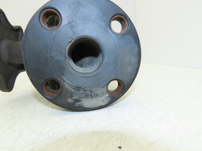 Rockwell 1-1/2" Flanged Diaphragm Pinch Valve  Non-Rising Stem Fig CWP 5