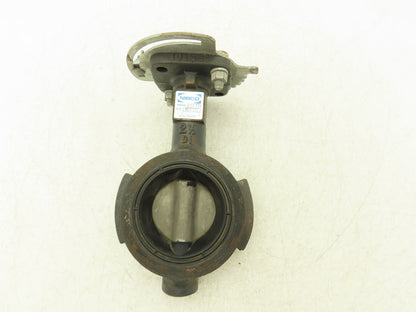 Nibco WD3122  2-1/2" Wafer Butterfly Valve Ductile Iron 250 PSI No Handle