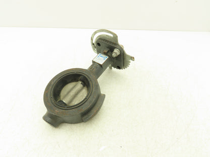 Nibco WD3122  2-1/2" Wafer Butterfly Valve Ductile Iron 250 PSI No Handle