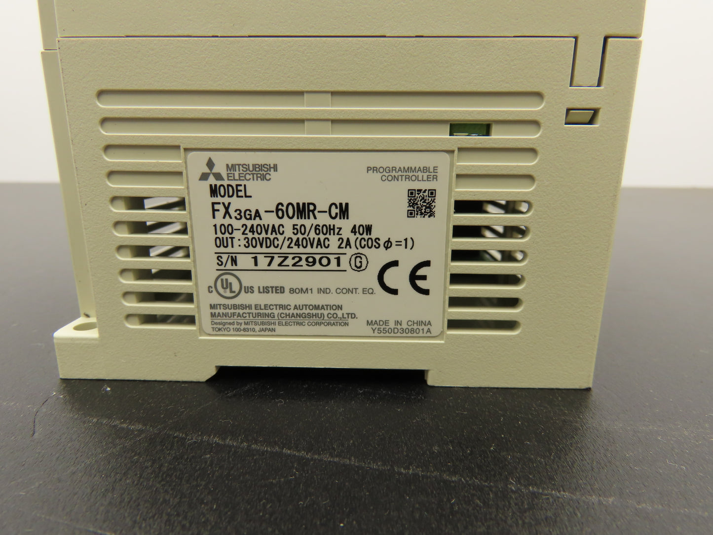 Mitsubishi Electric FX3GA-60MR-CM MELSEC Programmable Logic Controller 100-240V