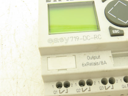 Eaton EASY719-DC-RC  Moeller Smart Programmable Relay Clock & Display 24VDC 8A