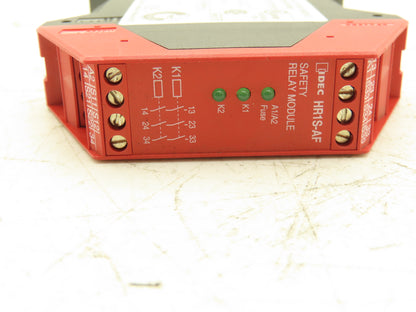 IDEC Corporation HR1S-AF5130B E-Stop Safety Relay Module 24V AC/DC Lot of 2