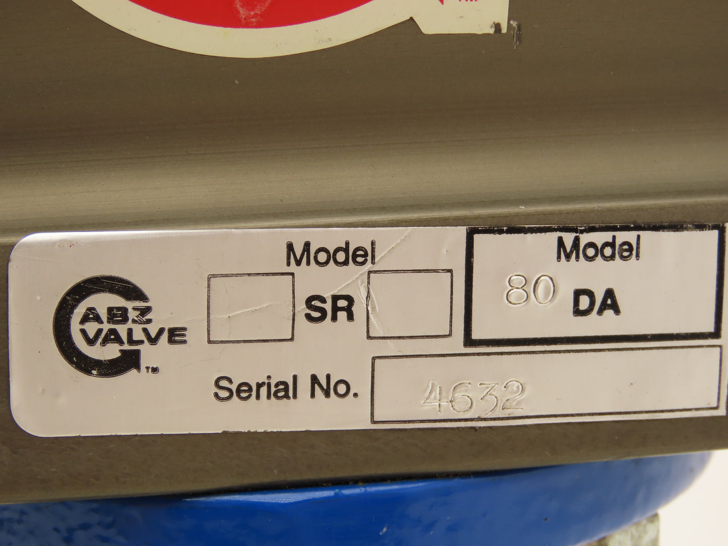 ABZ 3" Wafer Butterfly Valve w/Pneumatic Actuator 80DA SR Spring Return