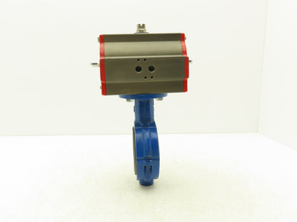 ABZ 3" Wafer Butterfly Valve w/Pneumatic Actuator 80DA SR Spring Return