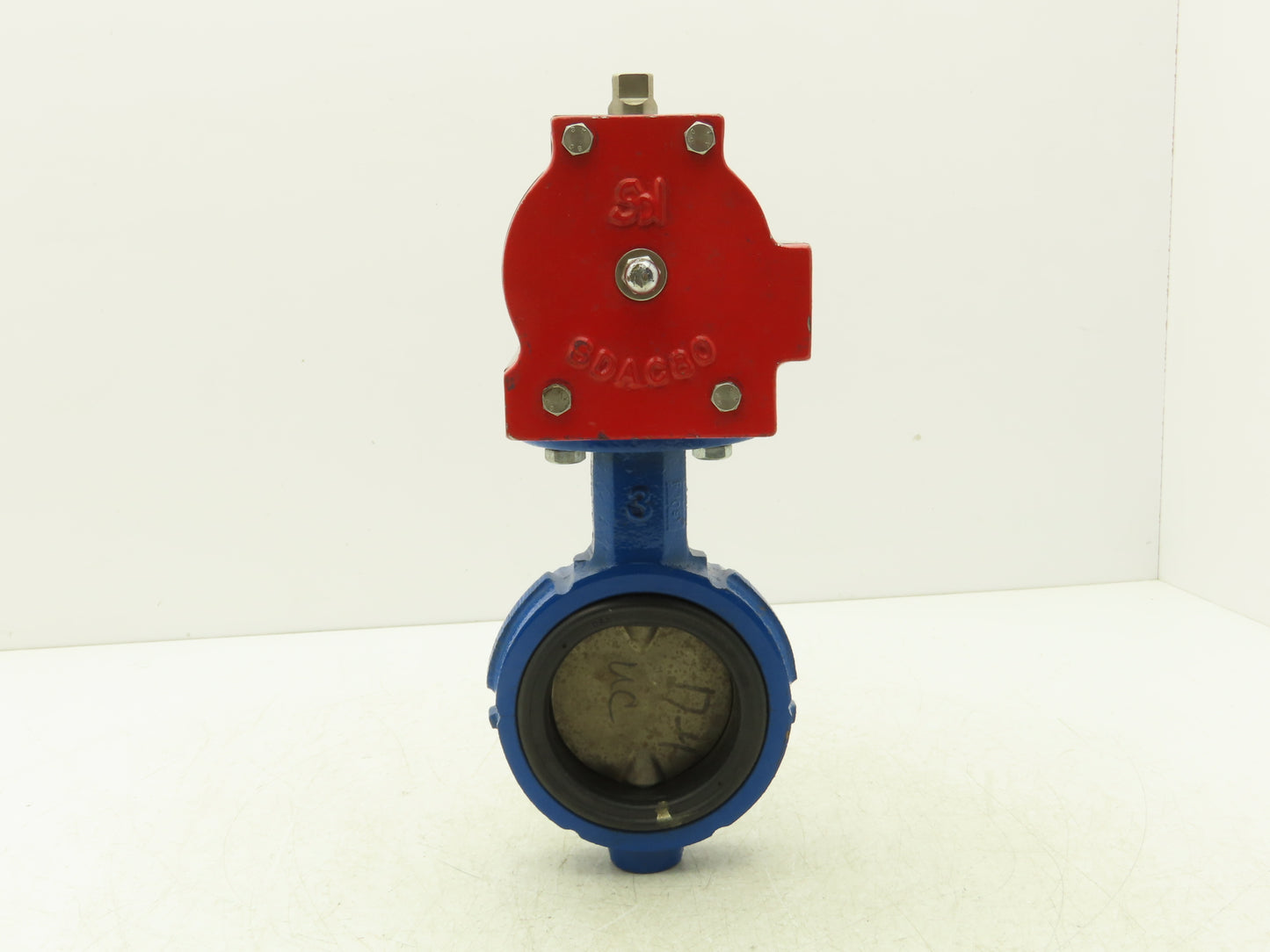 ABZ 3" Wafer Butterfly Valve w/Pneumatic Actuator 80DA SR Spring Return