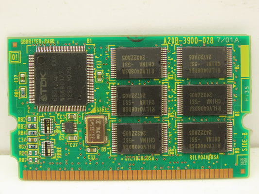 Fanuc A20B-3900-0287/01A Printed Circuit Board PCB Machine Memory Card Module