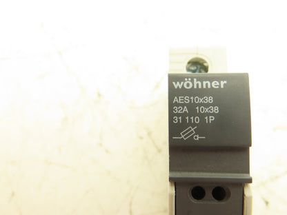 Wohner AC-22B Fuse Holder 32A 400/690V Lot of 27
