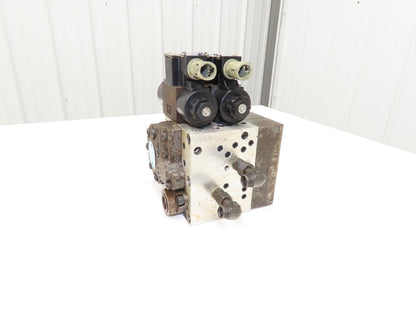 Nippon Gerotor 25604828 Hydraulic Index Motor W Solenoid Control Valves 1" Shaft